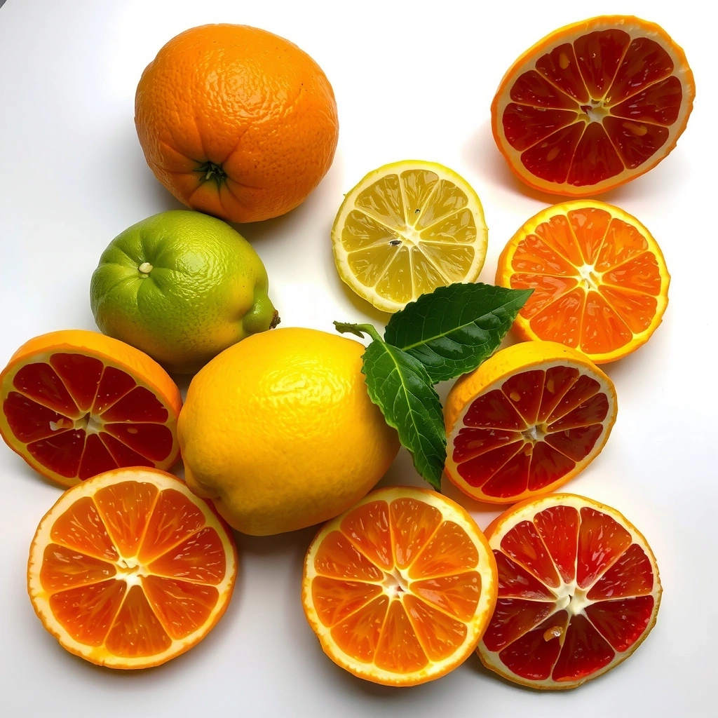Cítricos como naranjas y limones